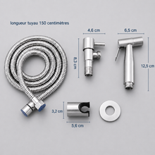 Douchette WC en inox 304, eau froide, fixation murale – Bellacqua Tino — vue 4