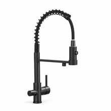Robinet de cuisine à double bec avec sortie eau filtrée – Bellacqua Sona — vue 1