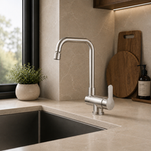 Robinet de cuisine rabattable sous fenêtre, rotation 360° – Bellacqua Millo — vue 10