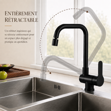 Robinet de cuisine rabattable sous fenêtre, rotation 360° – Bellacqua Millo — vue 4