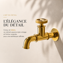 Robinet extérieur style atelier, sortie standard ou raccord tuyau – Bellacqua Officina — vue 4