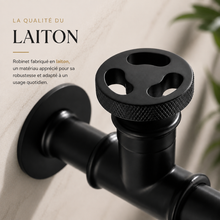 Robinet extérieur style atelier, sortie standard ou raccord tuyau – Bellacqua Officina — vue 3