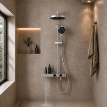Colonne de douche complète avec mitigeur et douchette à main – Bellacqua Notte — vue 8