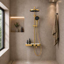 Colonne de douche complète avec mitigeur et douchette à main – Bellacqua Notte — vue 2