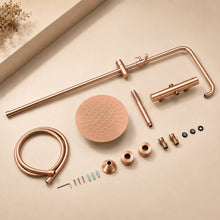 Colonne de douche thermostatique avec douche de tête et douchette – Bellacqua Alba — vue 3