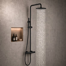 Colonne de douche thermostatique avec douche de tête et douchette – Bellacqua Alba — vue 10