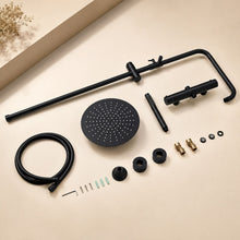 Colonne de douche thermostatique avec douche de tête et douchette – Bellacqua Alba — vue 12